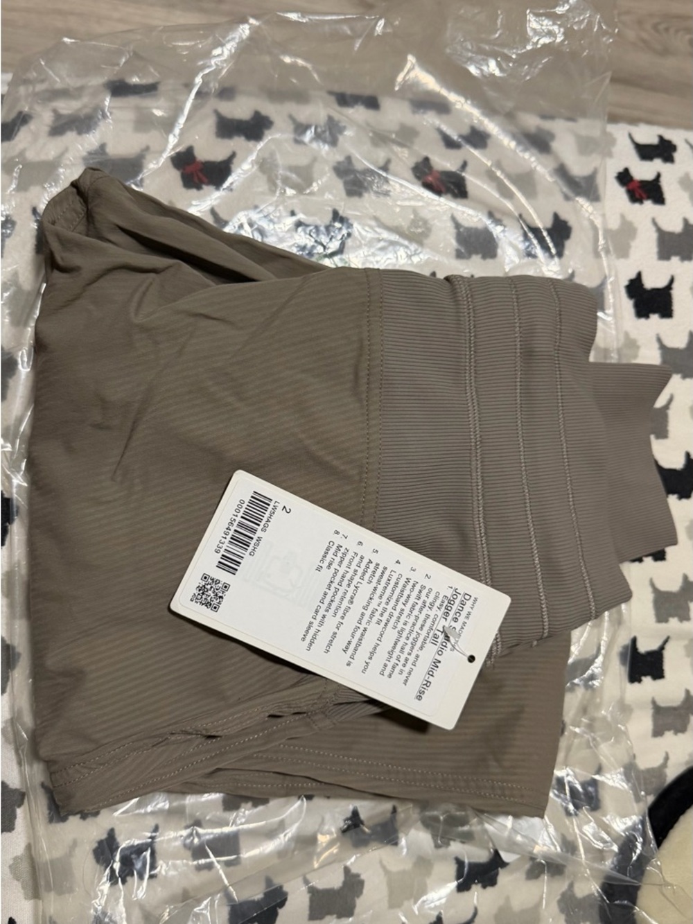 lululemon athletica Ribbed High-Rise Leggings in Taupe Gray